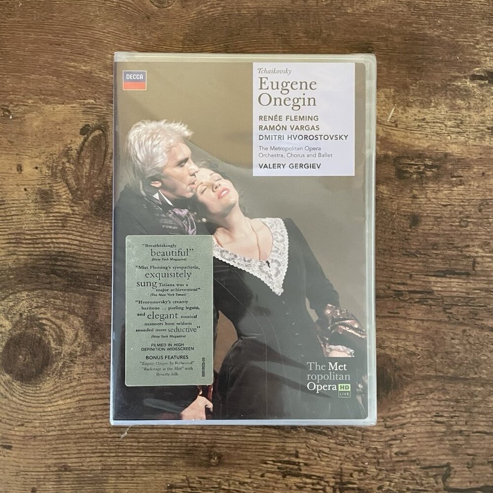 Tchaikovsky Eugene Onegin The Metropolitan Opera DVD NEW Fleming Vargas 2007